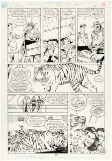 GREEN LANTERN CORPS QUARTERLY #2 COMIC BOOK PAGE ORIGINAL ART BY DUSTY ABELL.