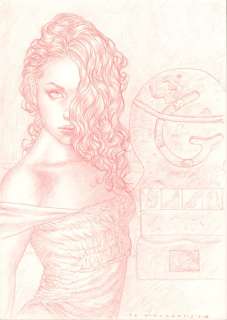 Sarah_D - De Vincentiis - illustr. originale x calendario "Linergy"  - Page volante (2018) | Catawiki