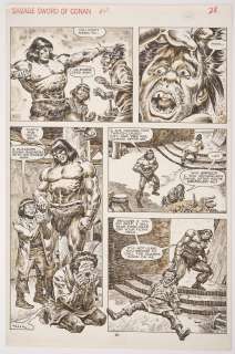 Ernie Chan (1940-201... | Planche Originale par ERNI CHAN Savage Sword of CONAN... | Stanley’s Auction