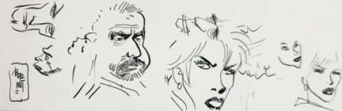 BERNET - Illustration originale a l’encre. Signee Dim. 9… | Collauctions