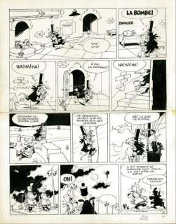 Macherot Raymond | LA REVANCHE D’ANTHRACITE Encre de chine pour la planche | Coutau Bégarie