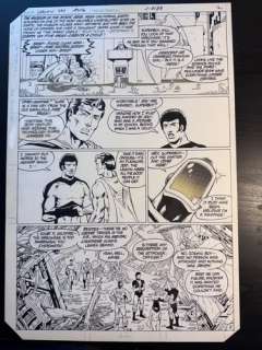 1982 Legion Of Super-Heroes #290 Original Comic Book Art By Keith Giffen