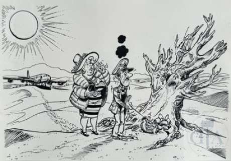 Mazel/Dessin original humoristique realise pour des cartes… | Dagoty