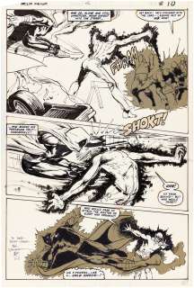 MOON KNIGHT #12 COMIC BOOK PAGE ORIGINAL ART BY BILL SIENKIEWICZ. | Hake’s