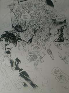 Rouge De Chine T2 - Planche originale (planche de fin) - Masques  - splash page - (1992) | Catawiki