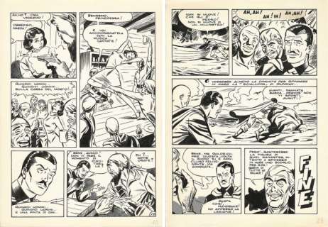 Mandrake #38 -  Angelo Todaro - 2x original page - EO - (1967) | Catawiki