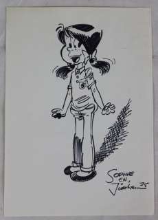 Jidéhem - Originele tekening op los blad - Sophie - (1975) | Catawiki