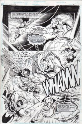 NORM BREYFOGLE 10 Interior Pages of ORIGINAL ART ANARKY #1 DC COMICS