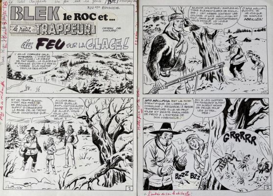 André Amouriq | Blec le roc et le petit trapeur | 2DGalleries