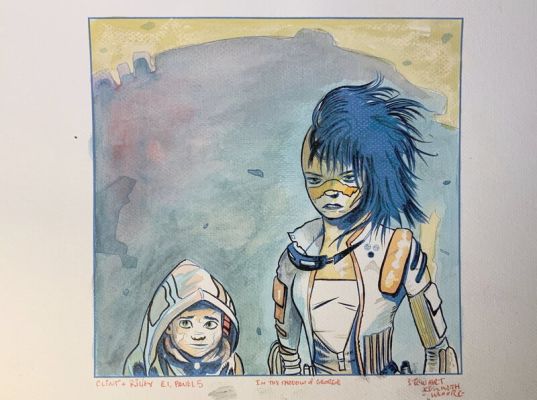 Stewart Kenneth Moore | First Close-Up of Riley & Clint in the Shadow of Elder George. | 2DGalleries