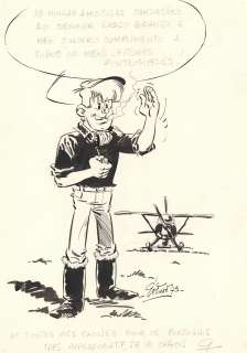 * Godard - Dessin... | * Godard - Dessin original: Martin Milan debout (32x23),... | Tessier Sarrou