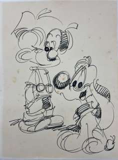 * Roba - Dédicace:... | * Roba - dédicace: Grand dessin sur feuille (environ... | Tessier Sarrou