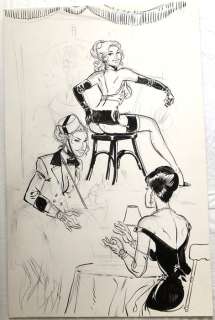 Meynet, Félix - Originele tekening - "Au Jardin d’Eden" - Mirabelle in lingerie (2012) | Catawiki