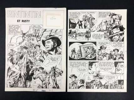 Rin Tin Tin e Rusty n° 84 - Marcello - 2x tavole originali - EO - (1967) | Catawiki