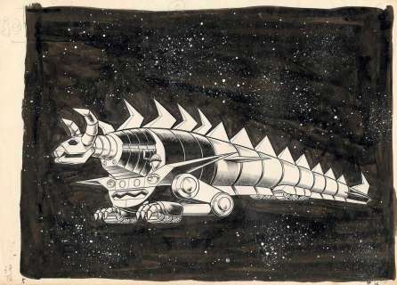 Gō Nagai (永井 豪)... | Gō Nagai (永井 豪) - Hosoi Yuji (細井雄二) Gaiking (大空魔竜ガイキング)... | Aibo Art Auction