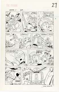 DROIDS #1 COMIC BOOK PAGE ORIGINAL ART BY JOHN ROMITA SR. | Hake’s