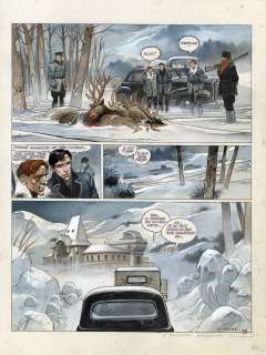 ENKI BILAL - ENKI BILAL - Partie de chasse - Planche originale 59