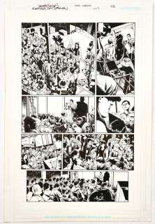 GUEDES Renato et... - Lot 411 - GUEDES Renato et WAGNER Edde Adventures of Superman Planche...