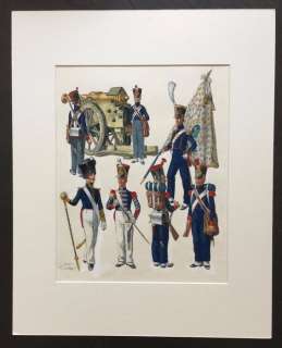 Funcken - Illustration originale en couleur - France, Artillerie Ã  pied - (1982) | Catawiki