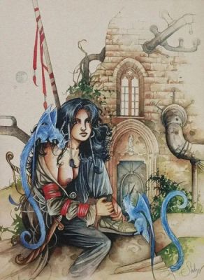 Éric STALNER : Frau Mit Drachen, EX LIBRIS Signiert, 2005, 499 Ex | eBay Europe (Buy It Now)