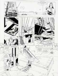 Pellerin | L’Epervier, planche n°34 Ã  l’encre de Chine de l… | Banque Dessinée