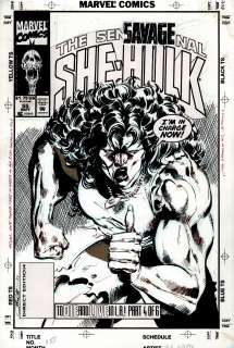 Pat  Olliffe - Sensational she-hulk #55 cover (1993)