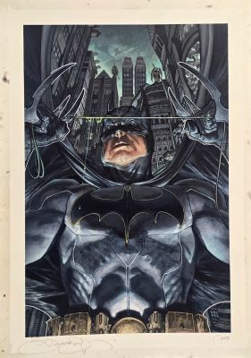 Dipinto originale Simone Bianchi Batman | Venere Comic Art