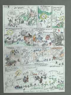 Studio Peyo (Wasterlain, Marc) - Planche originale préparatoire - Les Schtroumpfs et les Géants | Catawiki