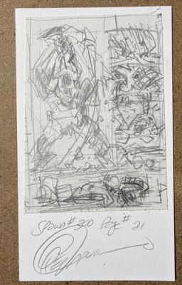 Spawn #300 Page 21 Pencil Prelim GREG CAPULLO ORIGINAL ART SIGNED GRAB BAG | eBay US (Buy It Now)