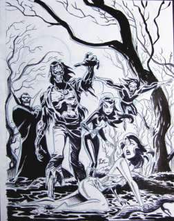 Bruce Timm - MARVEL HORROR Morbius, Satana Simon Garth & Dracula