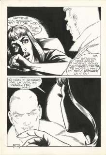 Magnus, Satanik #55 - original page "Il Ritorno di Wurdalak" - Page volante - (1967) | Catawiki