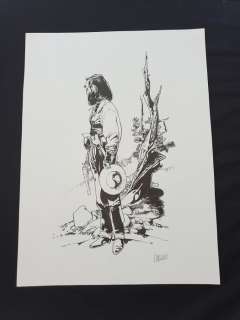 Labiano, Hugues - Dessin original pour ex-libris et tirage de tête - Etoile du désert T.3 - (2015) | Catawiki