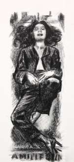 Blutch Illustration... | BLUTCH Illustration représentant une femme Fusain 29... | Vermot et Associés