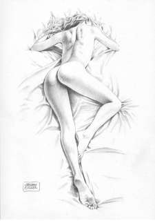 Pin Up - De Luca - original artwork - Page volante - (2019) | Catawiki