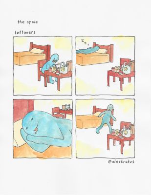 Alex Krokus | the cycle | Athenaeum Comic Art