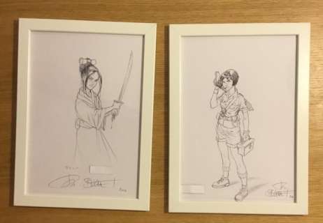 Sillage - Ensemble de 2 dessins originaux  - Page volante - (2014) | Catawiki