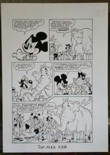 Topolino #1783  - De Vita - Tavola Originale "Alla ricerca della pietra zodiacale" - Page volante - (1990) | Catawiki