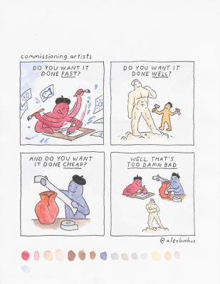 Alex Krokus | commissioning artists | Athenaeum Comic Art