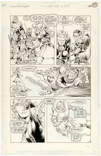 FORGOTTEN REALMS #15 COMIC BOOK PAGE ORIGINAL ART BY RAGS MORALES. | Hake’s