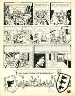 CRAENHALS Chevalier Ardent Les loups de Rougecogne Planche de fin du premier