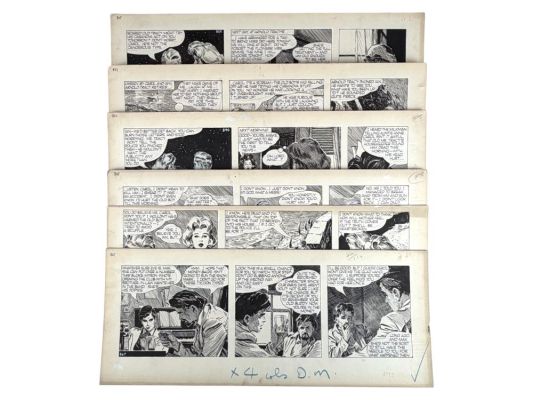 Lot 395 - (6) David Wright Carol Day Comic Daily Strips