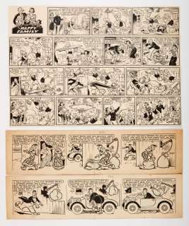 The Happy Family original 4-strip artwork (1952) by Roy Wilson for… | Comic Book Auctions ltd