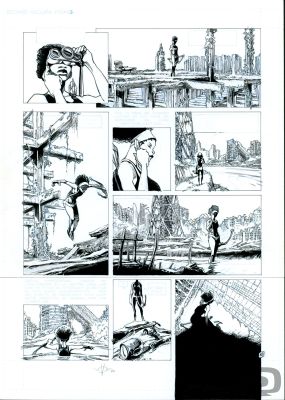 Olivier Vatine | Niourk Volume 2, Page 42 - Original Art by Olivier Vatine | Pulp’s Art