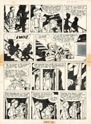 Lot 685 - Tillieux. Planche originale Gil Jourdan | BDEnchères