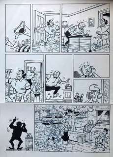 Suske en Wiske - Originele pagina - De Meteomachine (2010) | Catawiki