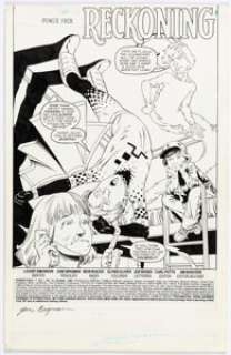 June Brigman And Bob Wiacek | Power Pack #15 Splash Page 1 Original Art (Marvel, 1985). | Heritage