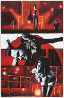 Menton Matthews - Painting Original Art (undated). This gothic and evocative scene is by Menton Matthews - | Heritage