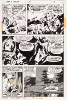 Gene Colan And Tom Palmer | Tomb of Dracula #19 Story Page 9 Original Art (Marvel, 1974). | Heritage