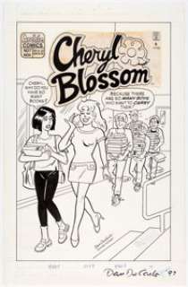 Dan Decarlo And Alison Flood | Cheryl Blossom #7 Cover Original Art (Archie, 1997).... | Heritage
