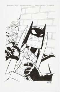 Tony Fleecs | Batman / Teenage Mutant Ninja Turtles Adventures #4 Variant Cover Original Art (DC, 2017).... | Heritage